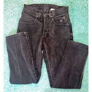 HARLEY DAVIDSON Classic vintage black denim  jeans size 28 ladies clothing